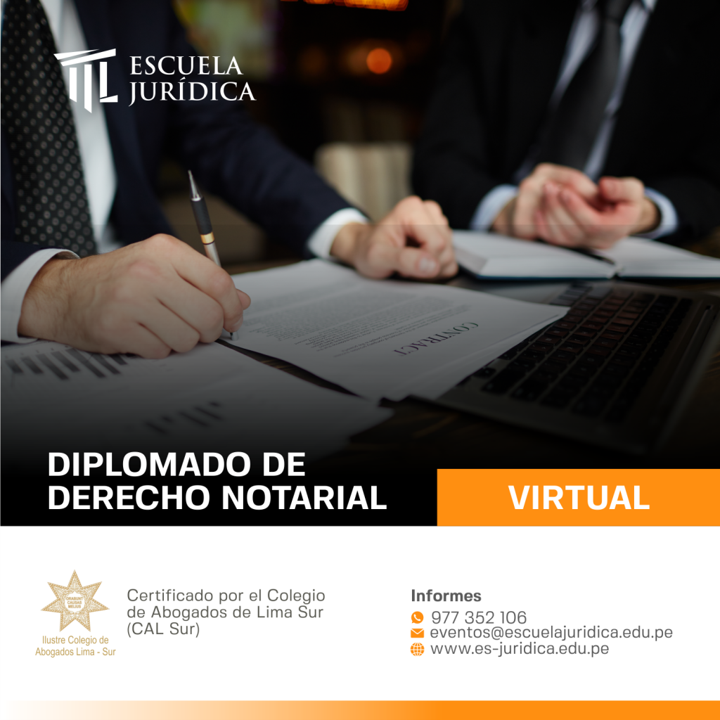 Post diplomado derecho notarial virtual
