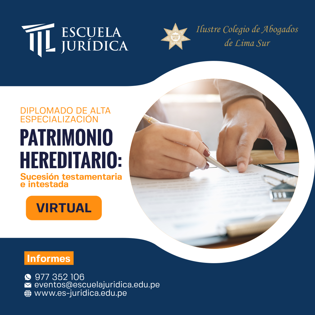 post diplomado de alta especialización patrimonio hereditario virtual